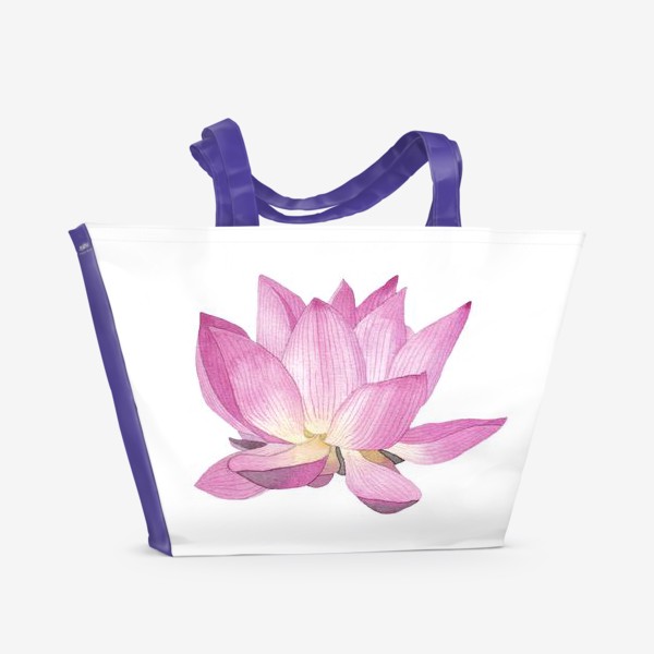 Пляжная сумка «Цветок лотоса»