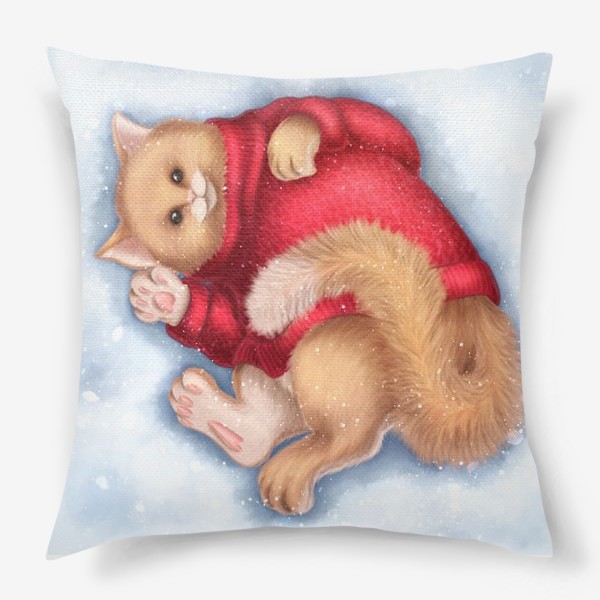 Подушка «Кот в свитере»