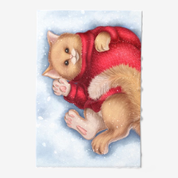 Полотенце «Кот в свитере»