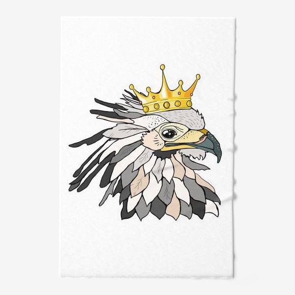 Полотенце &laquo;Птица в короне&raquo;