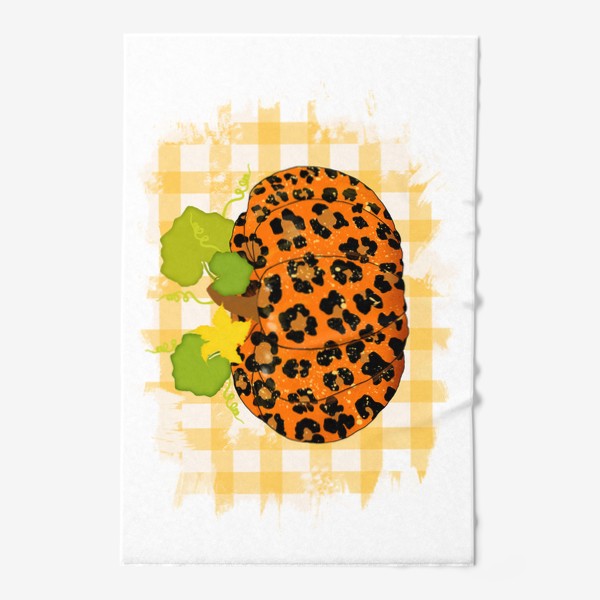 Полотенце «Леопардовый принт тыквы»
