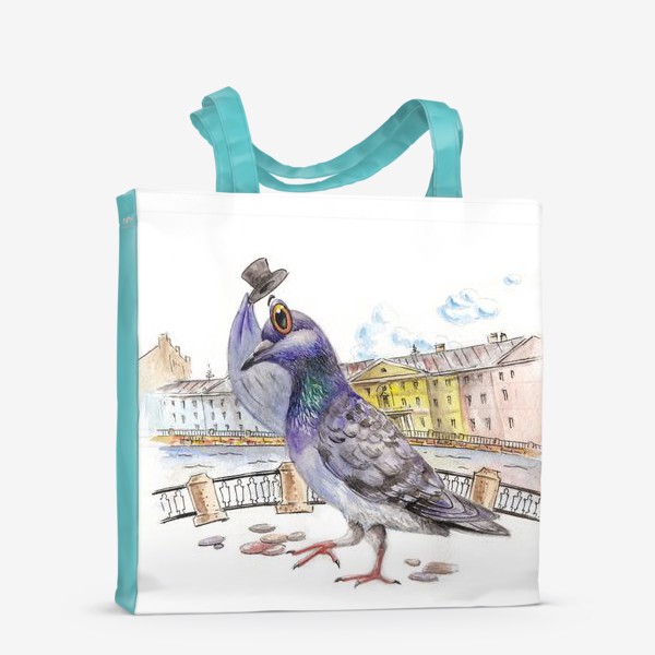 Сумка-шоппер «Питерский голубь»