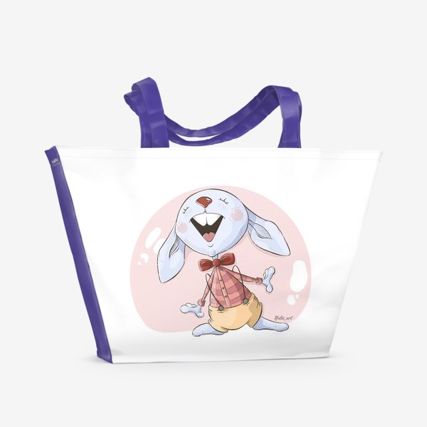 Пляжная сумка «Заяц певец»