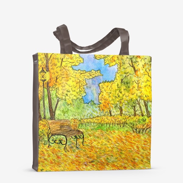 Сумка-шоппер «Осенний пейзаж в парке»