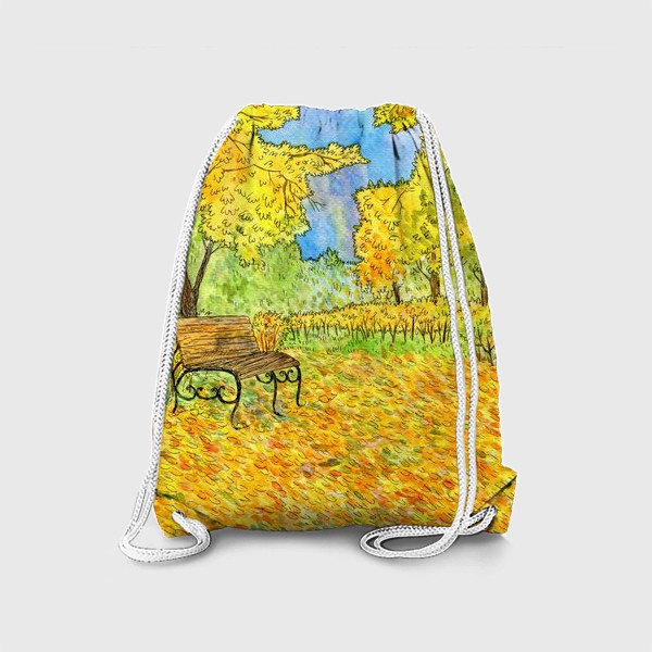 Рюкзак «Осенний пейзаж в парке»
