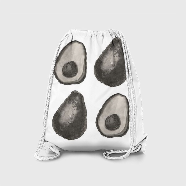 Рюкзак «4 Авокадо (монохром)»