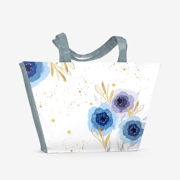 Пляжная сумка «Нежные цветы. Для мамы, бабушки»