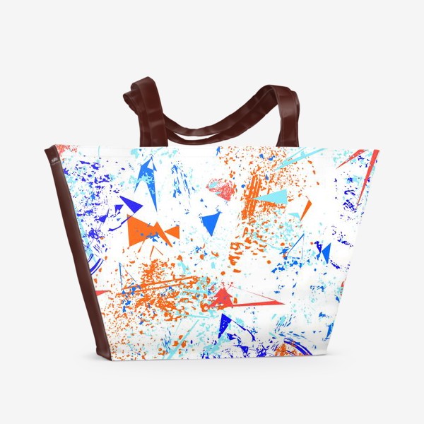 Пляжная сумка «абстрактные брызги краски»