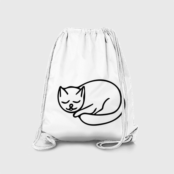 Рюкзак «милый спящий кот»