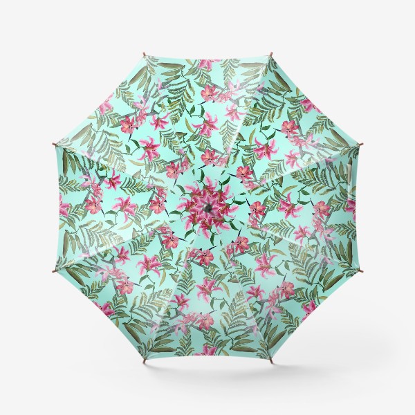 Зонт «Лилия и папоротник»