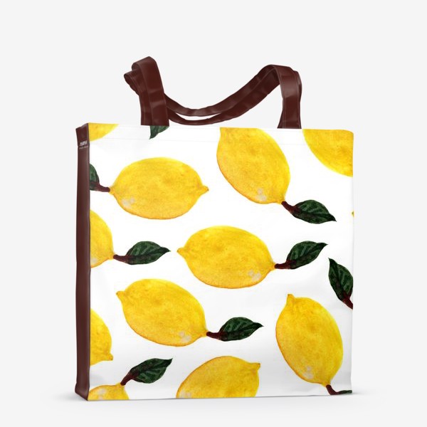 Сумка-шоппер «Лимон с листиком»