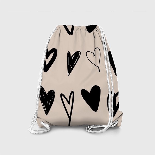 Рюкзак «15 разных сердечек»