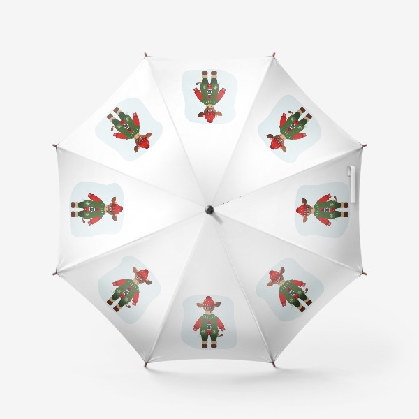 Зонт «Бык, символ 2021 »
