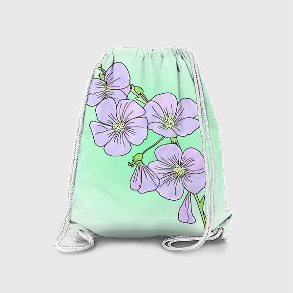 Рюкзак «Цветет барвинок»