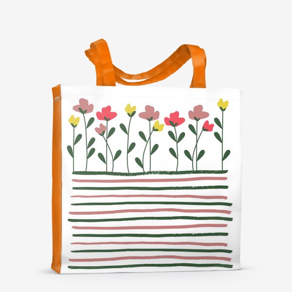 Сумка-шоппер «Поле с цветами»