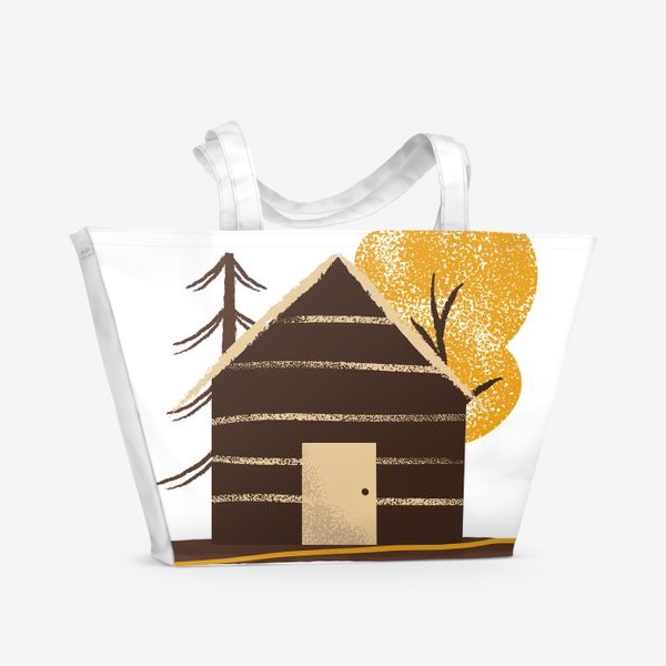 Пляжная сумка «Дом в деревне»