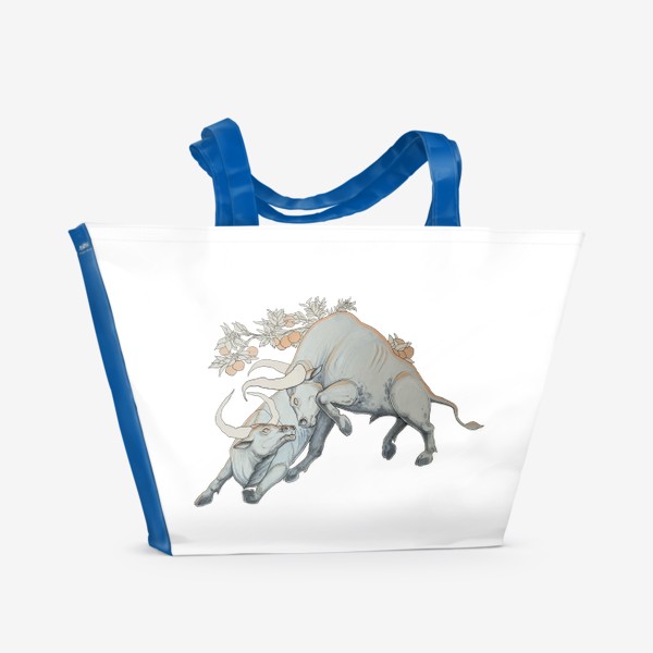 Пляжная сумка «Fighting bulls»