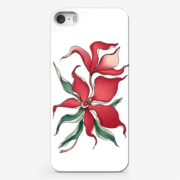 Чехол iPhone «Дикая орхидея. Изящный цветок»