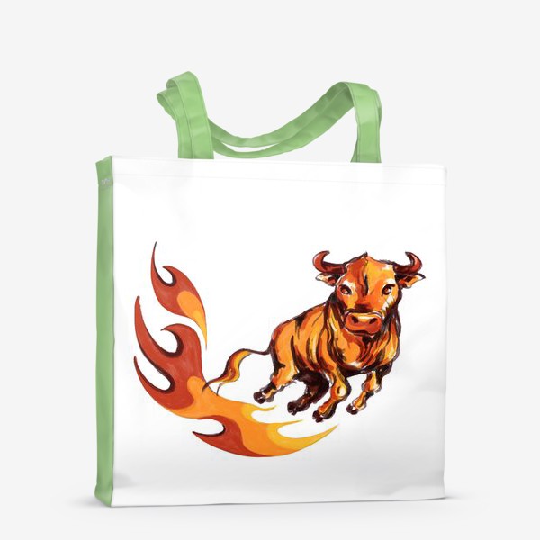 Сумка-шоппер «Огненный бык»