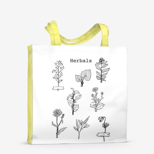 Сумка-шоппер «Herbals. Botanica. »
