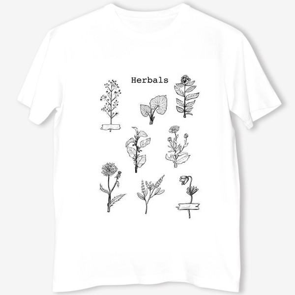 Футболка «Herbals. Botanica. »