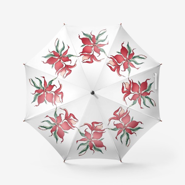 Зонт «Дикая орхидея. Изящный цветок»