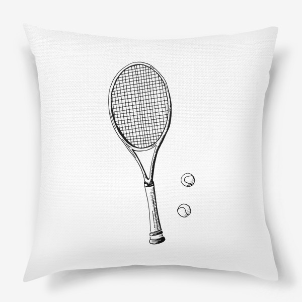 Подушка «Теннисная ракетка»