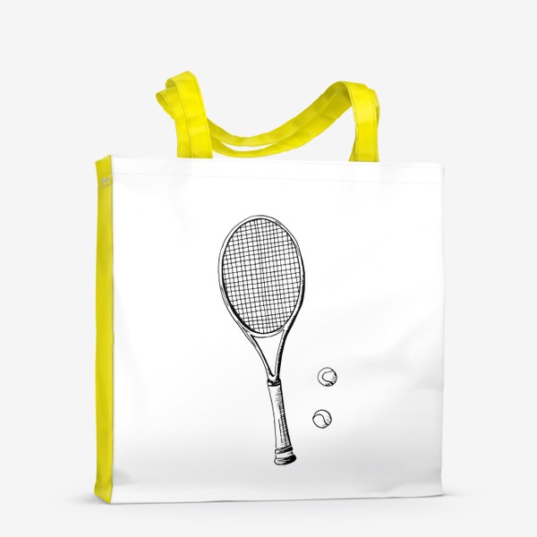 Сумка-шоппер «Теннисная ракетка»