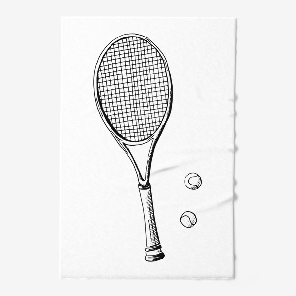 Полотенце «Теннисная ракетка»