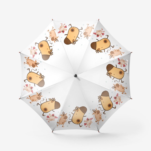 Зонт «Новогоднее катание»