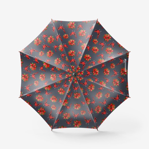 Зонт «Новый год паттерн»