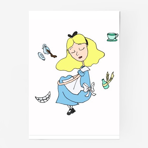 Постер «Алиса в стране чудес»