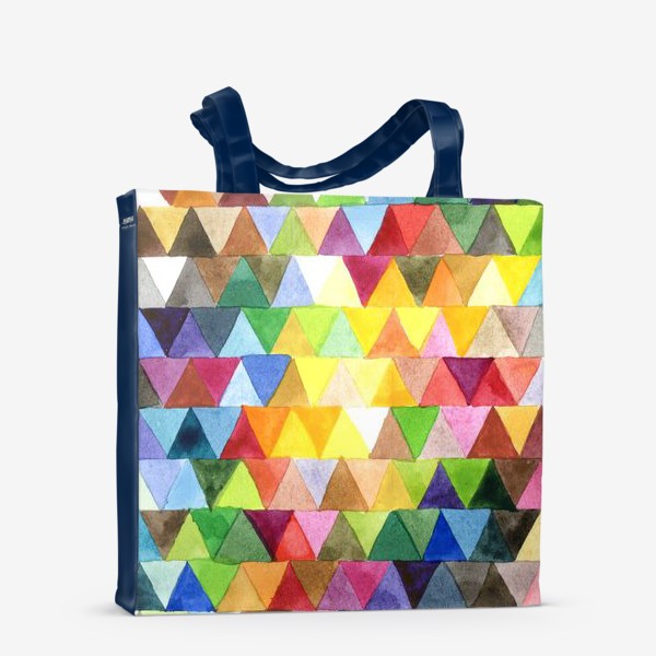 Сумка-шоппер «Разноцветные треугольники»