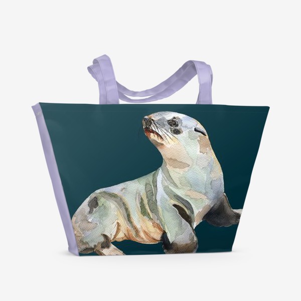 Пляжная сумка «Морской котик»