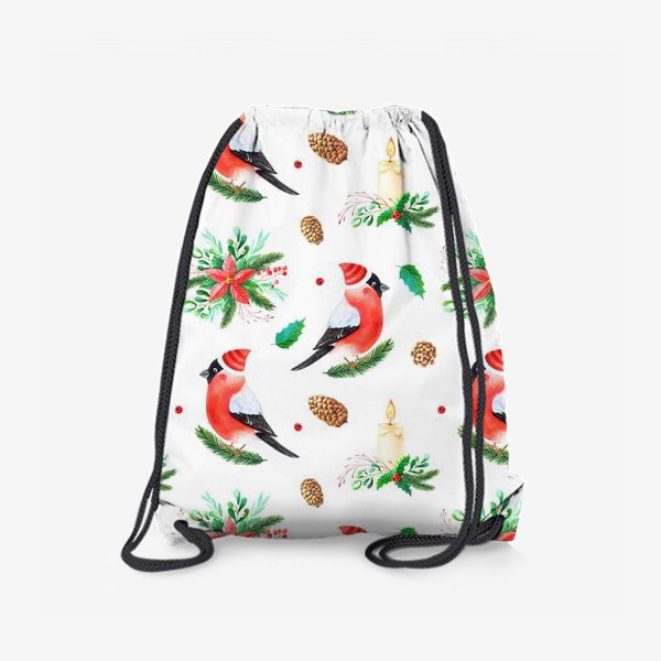 Рюкзак «Узор со снегирями»