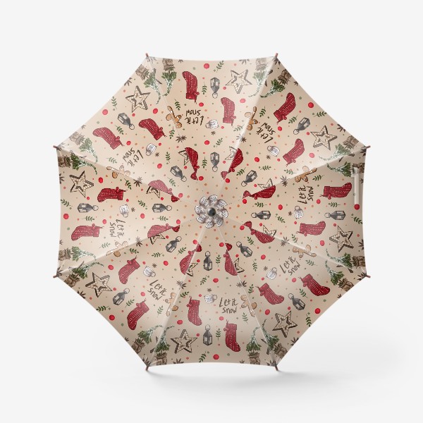 Зонт «Новогодний декор»