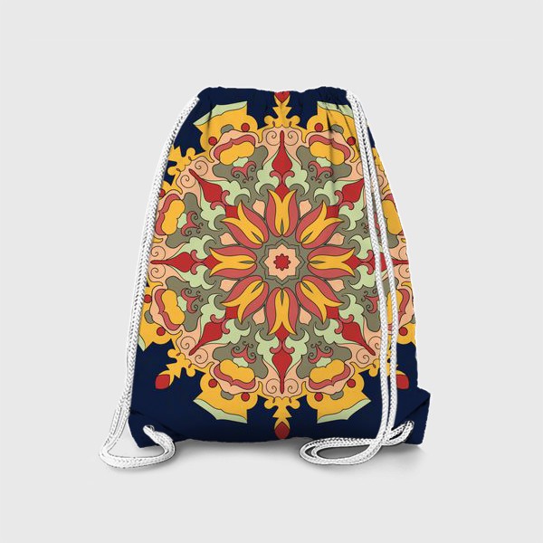Рюкзак «Круговой орнамент в восточном стиле»