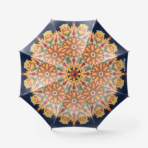 Зонт &laquo;Круговой орнамент в восточном стиле&raquo;