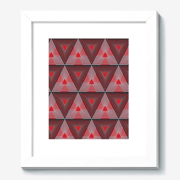 Картина «Геометрический узор из треугольников»