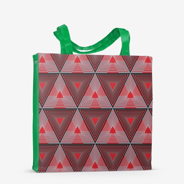 Сумка-шоппер «Геометрический узор из треугольников»