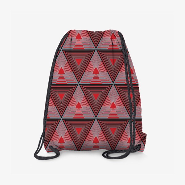 Рюкзак «Геометрический узор из треугольников»