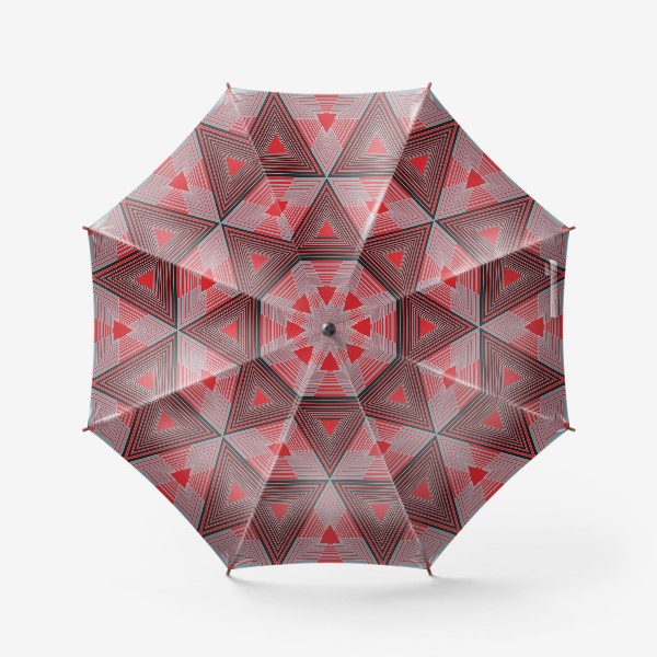 Зонт «Геометрический узор из треугольников»