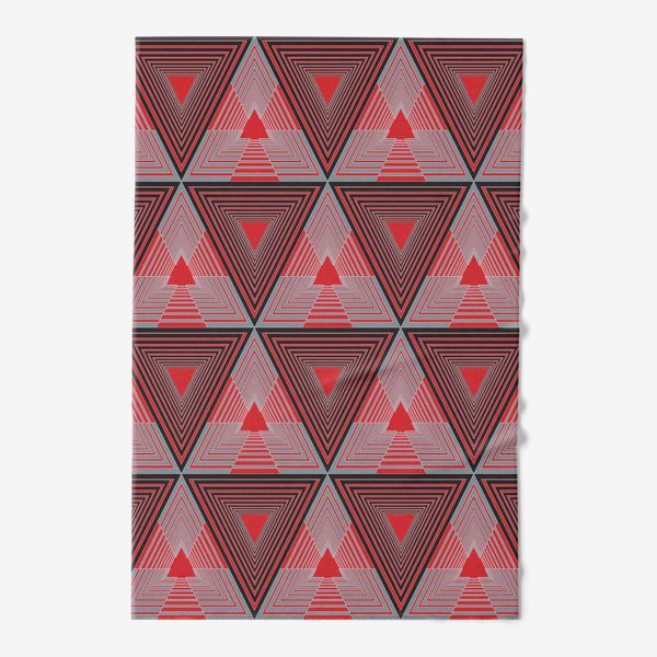 Полотенце «Геометрический узор из треугольников»