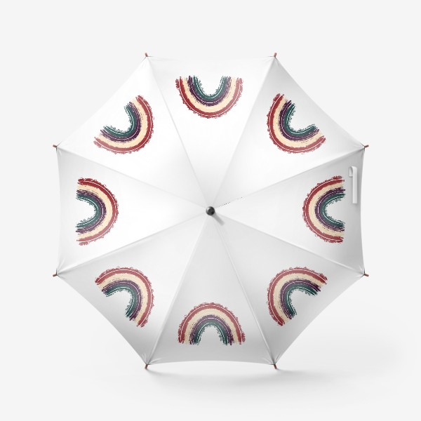 Зонт «Радуга. Богемный, минималистичный  дизайн»