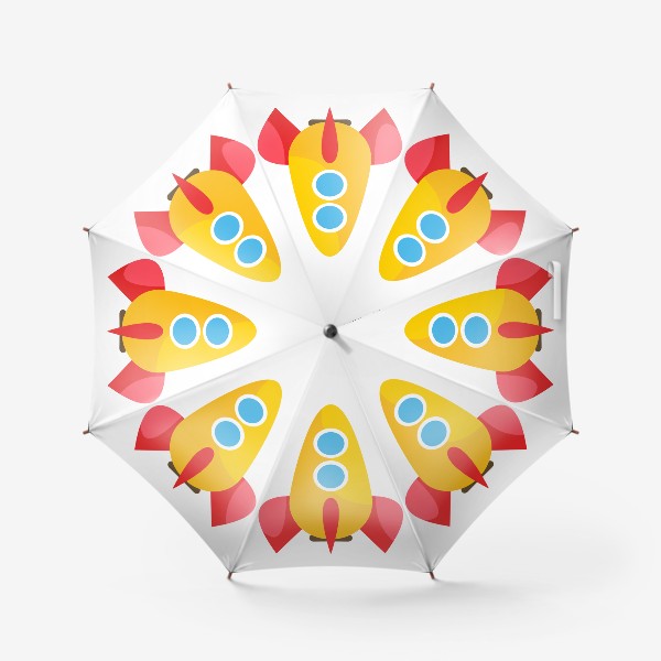 Зонт «Ракета мультяшная»