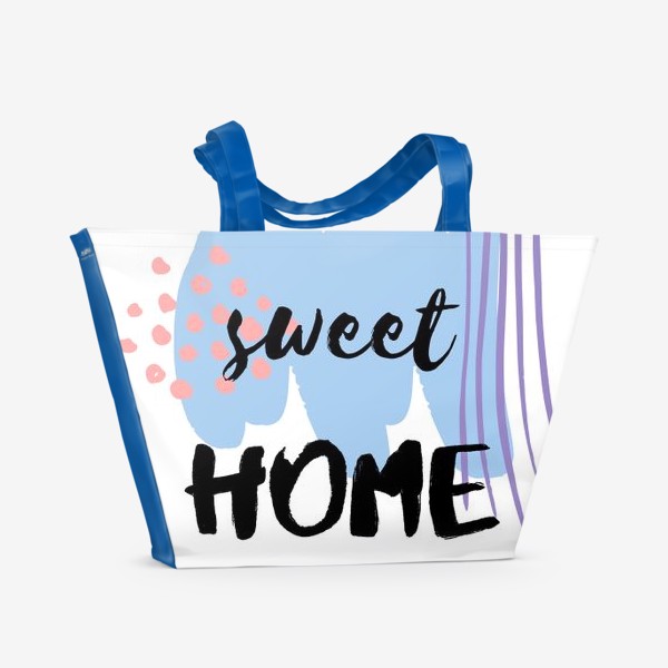 Пляжная сумка «home sweet home»