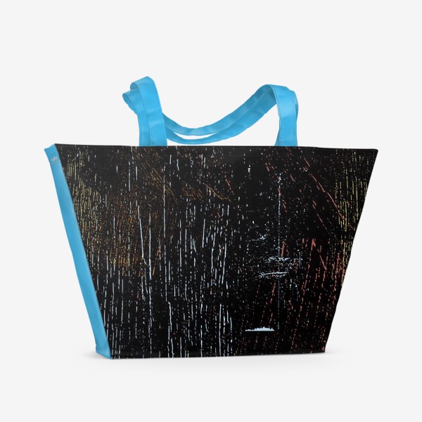Пляжная сумка «абстрактные штрихи»