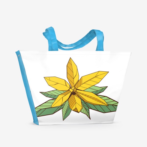 Пляжная сумка «Иланг-Иланг Цветок в цвете»