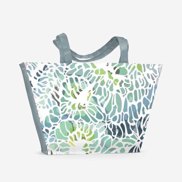 Пляжная сумка «Растение»