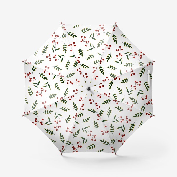 Зонт «Красные  ягоды»